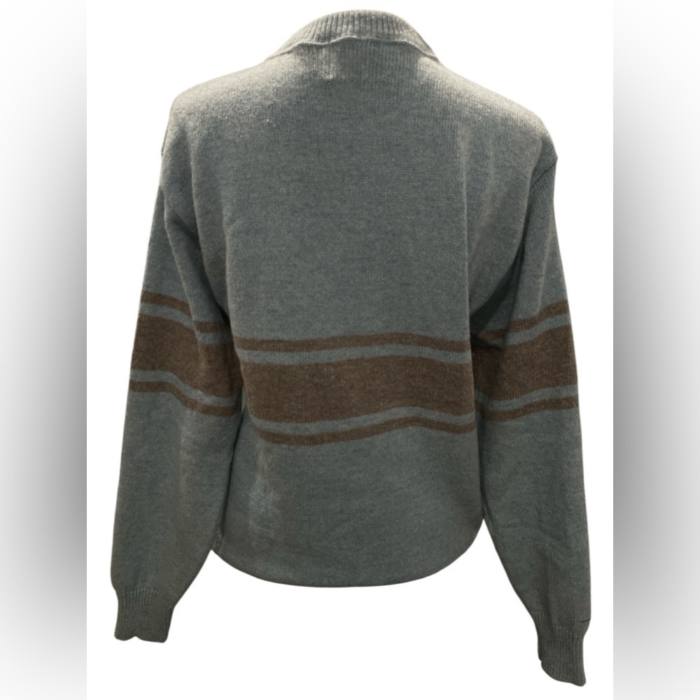 Vintage ASPETUCK TRADING CO. 50% Wool Men’s Striped Sweater Size M - Picture 4 of 5